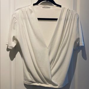 Zara TRF Faux wrap top